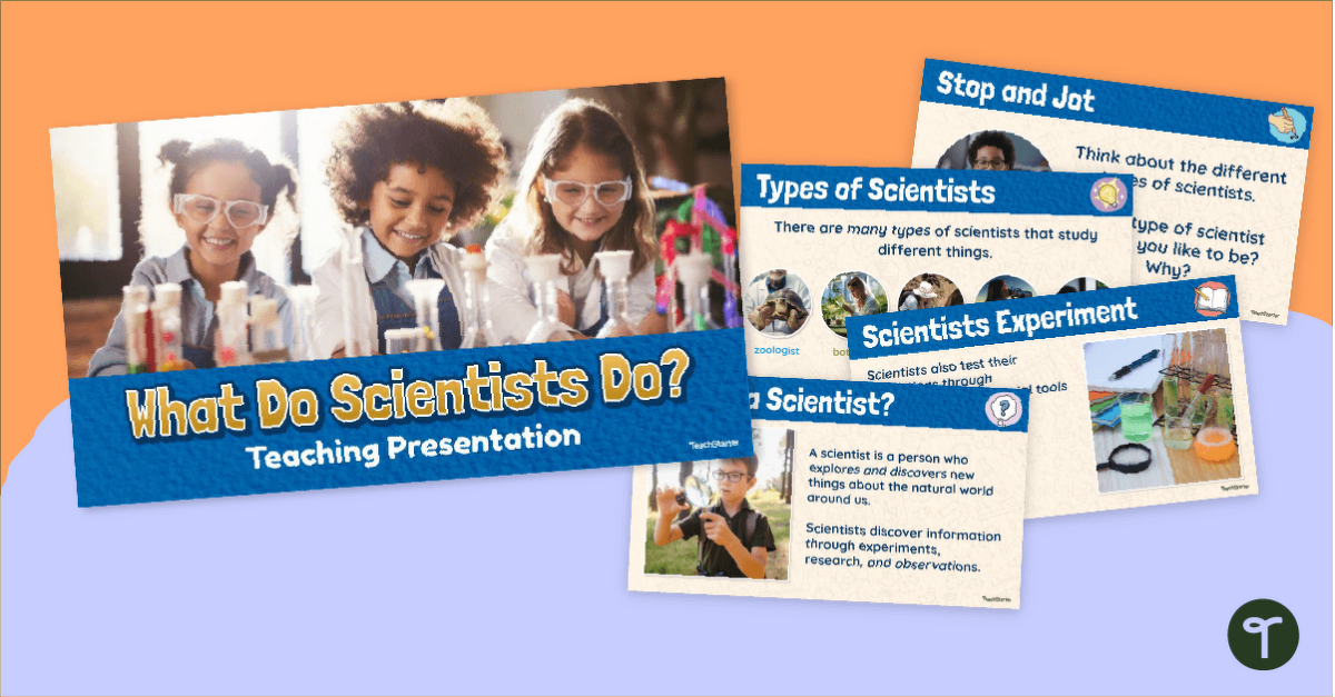 What Do Scientists Do? Teaching Slides teaching resource