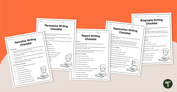 Go to Revising and Editing Checklist Pack teaching resource