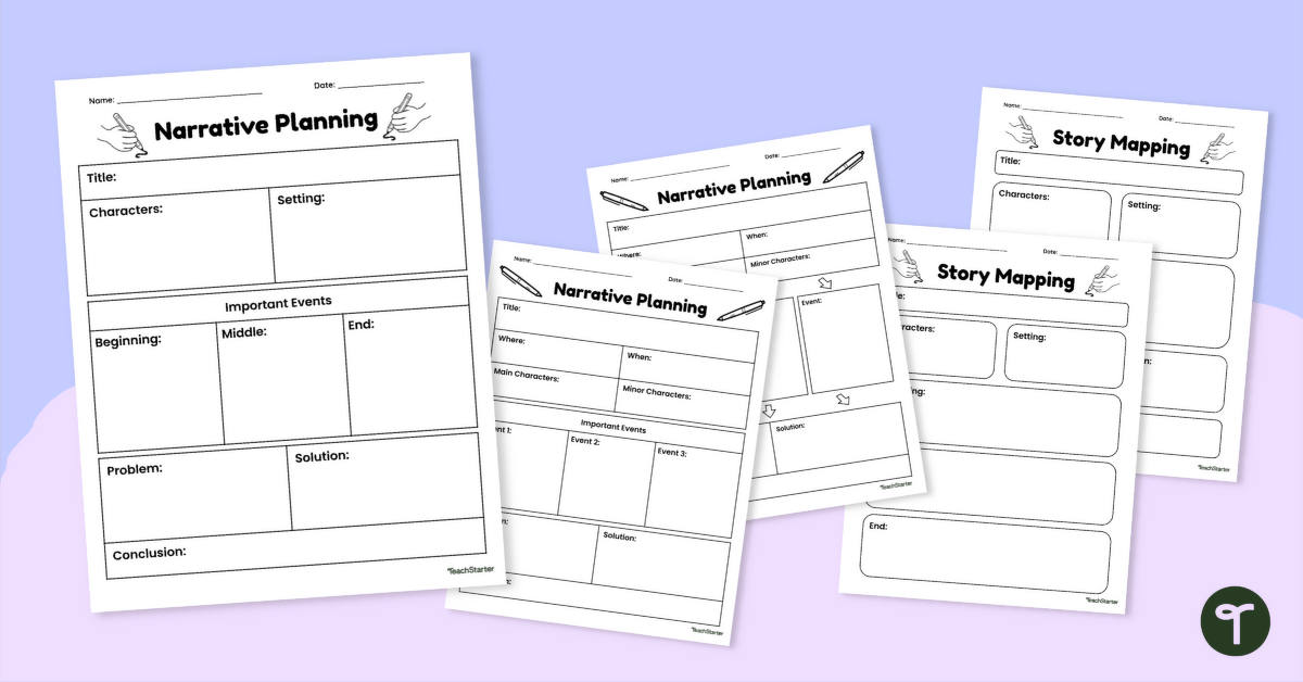 Narrative Template Pack teaching resource