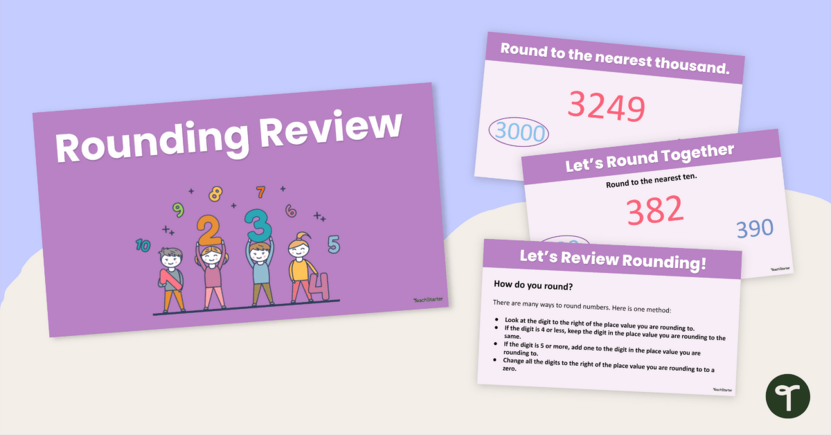 Rounding Activity (Warm-Up Teaching Slides) teaching resource