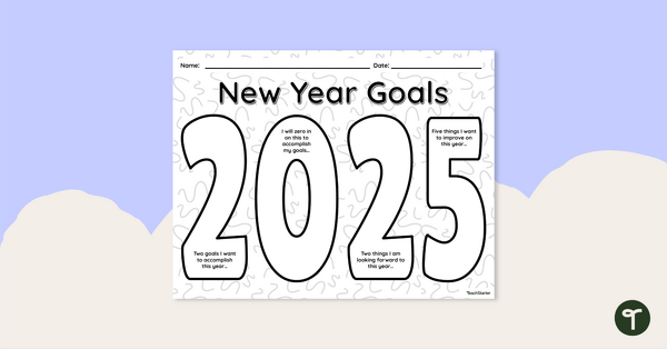 Go to 2025 Goal Setting Worksheet teaching resource