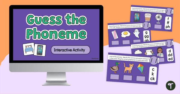 Go to Phoneme Game - Guess the Phoneme teaching resource