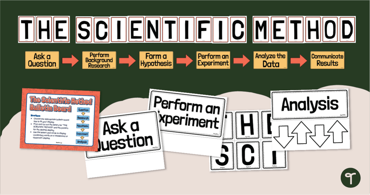 Scientific Method Bulletin Board Set teaching resource