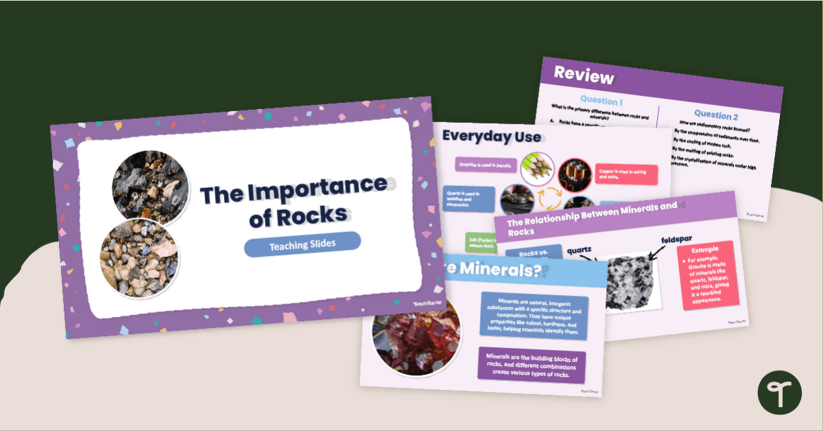 Why Are Rocks Important? Teaching Slides teaching resource