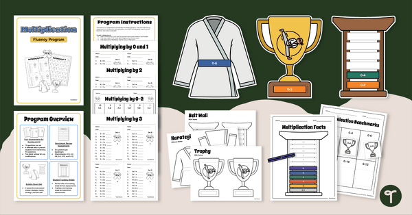 Go to Multiplication Fact Fluency System (Facts 0-12) teaching resource