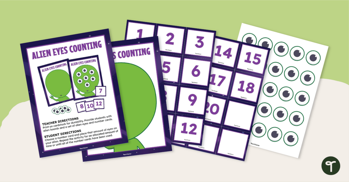 Counting 1-12 Number Game teaching resource