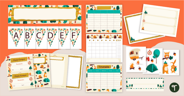 Go to Camping Classroom Theme Pack resource pack