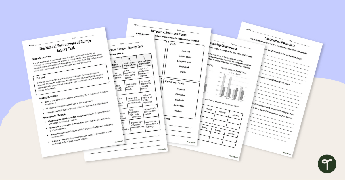 European Ecosystem Project teaching resource