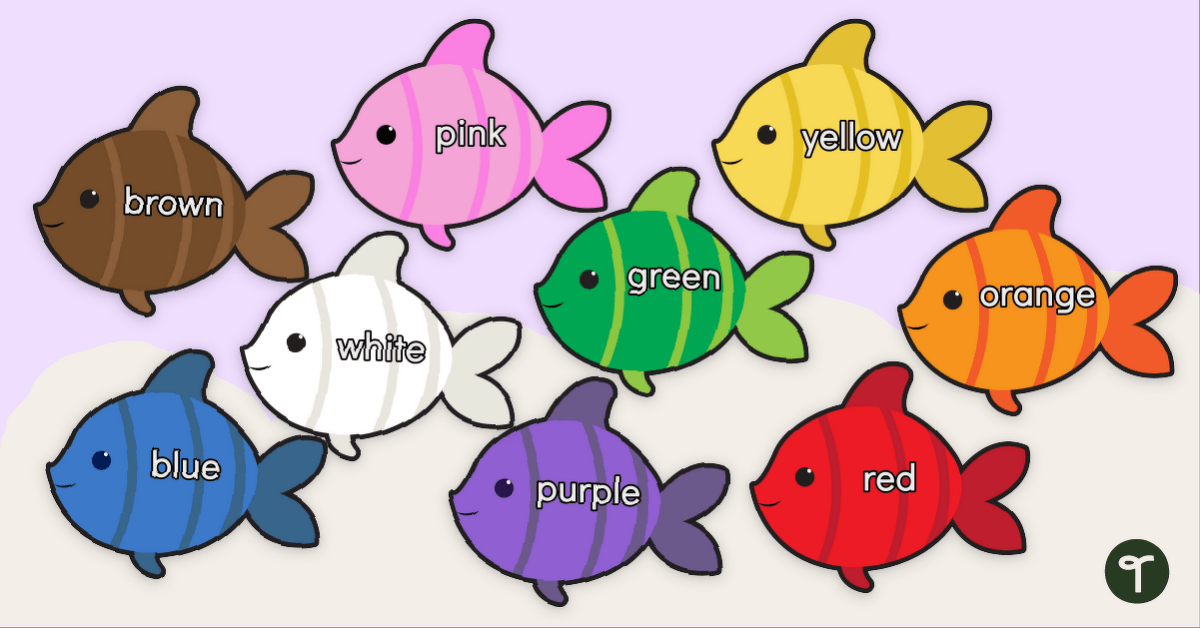 Color Posters for Classroom - Under the Sea Theme teaching resource