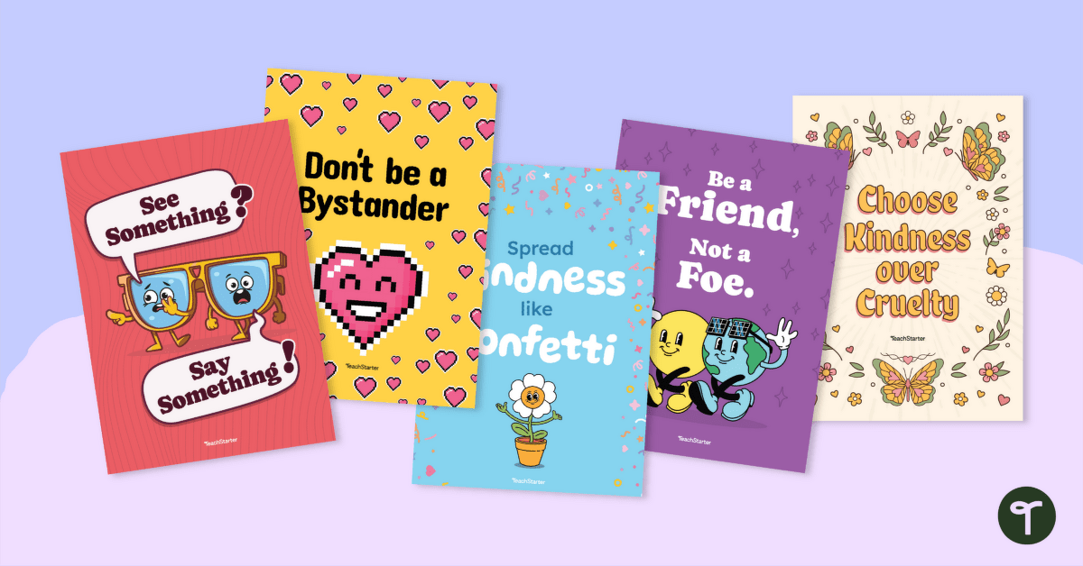 Printable Anti Bullying Posters teaching resource