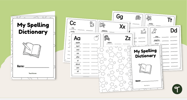 Go to My Spelling Dictionary Booklet teaching resource