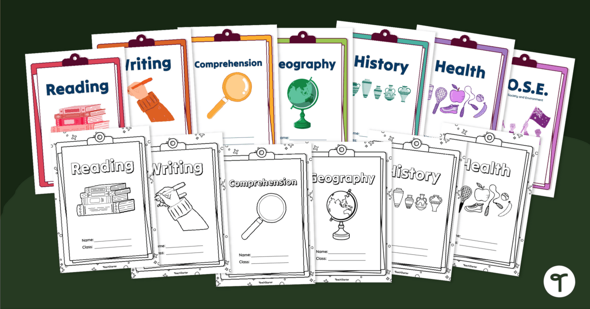 Printable KLA Book Covers teaching resource