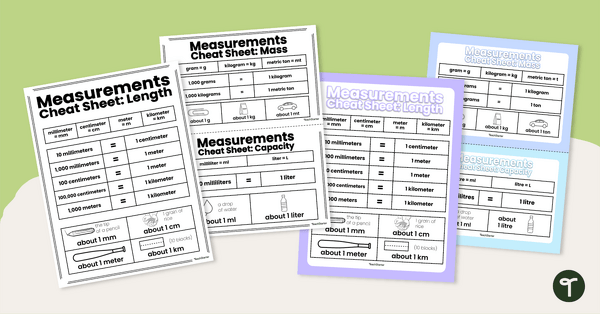 Go to Metric Conversion Handout Set teaching resource