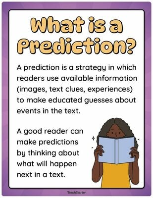 Making Predictions Anchor Chart Pack teaching resource