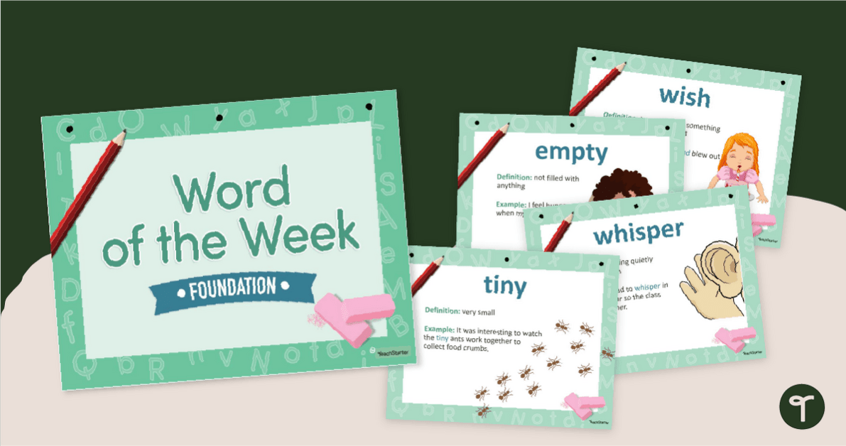 Word of the Week PowerPoint - Foundation teaching resource