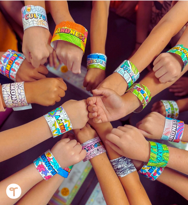 Printable Bracelets – Celebrate Diversity! teaching resource