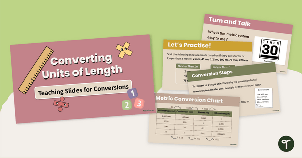 Go to Metric Measurement Conversion Lesson - Teaching Slides teaching resource