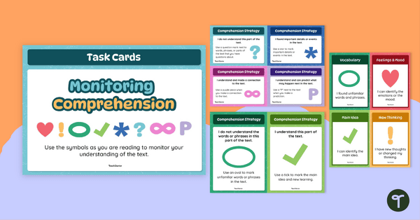 Go to Reading Comprehension Symbols Poster Pack teaching resource