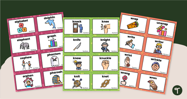 Go to Kn, Ph & Wr Digraph Sound Cards teaching resource