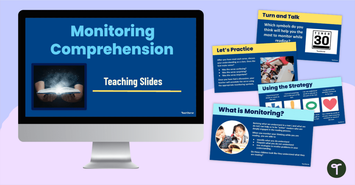 Comprehension Monitoring Strategies PowerPoint teaching resource