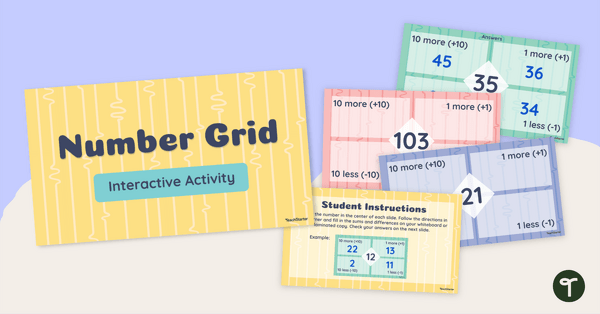 Go to Number Grid Interactive Activity teaching resource