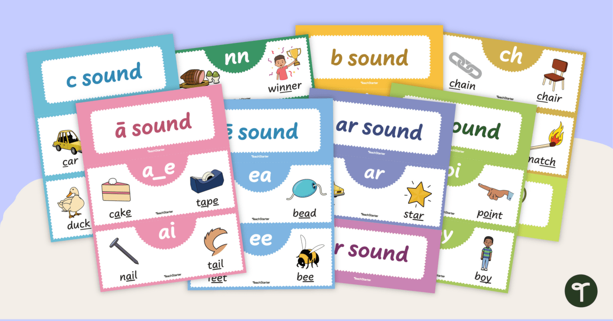 Sound Wall Classroom Interactive Bulletin Board teaching resource