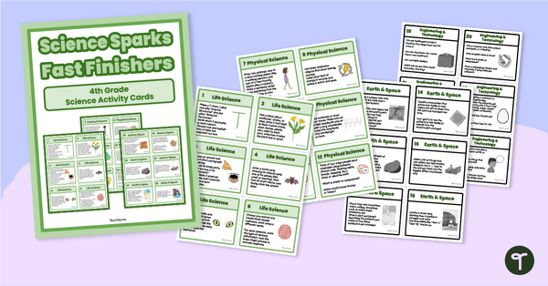 Go to Science Sparks - 4th Grade Science Activities teaching resource