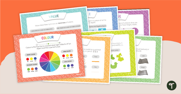 Go to Elements of Art Poster Pack teaching resource
