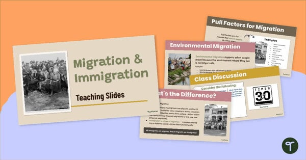 Go to Migration & Immigration PowerPoint / Slides Presentation teaching resource