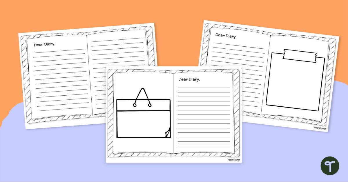 Dear Diary Templates teaching resource