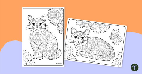 Go to Mindful Colouring Sheets – Cats teaching resource