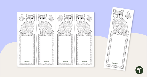 Go to Mindful Cat Bookmark teaching resource