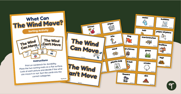 Go to What Can The Wind Move? Kindergarten Science Activity teaching resource