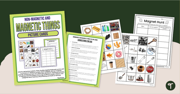 Go to Non-Magnetic & Magnetic Things Picture Cards teaching resource