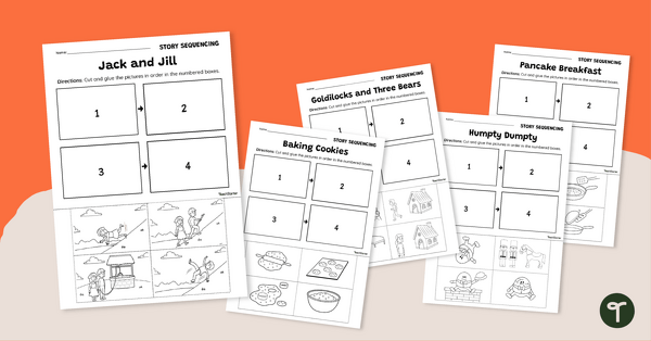 Go to Picture Story Sequencing Worksheets teaching resource