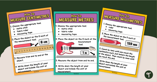 Go to Using a Ruler - Anchor Charts teaching resource