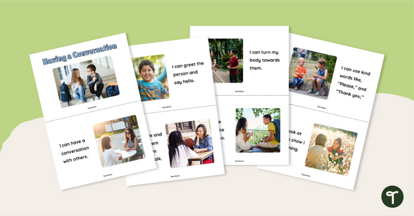 Go to Having a Conversation Social Story teaching resource