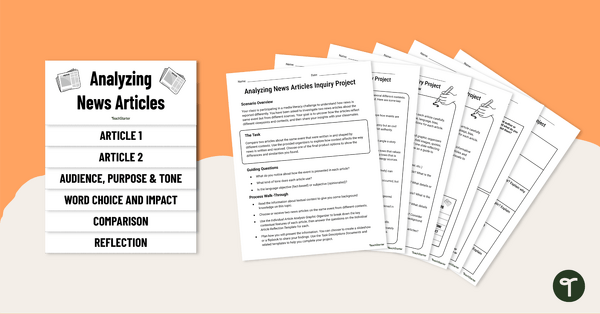 Go to Analysing News Articles Inquiry Project teaching resource