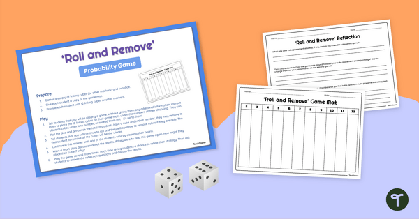 Go to Probability Games — ‘Roll and Remove’ teaching resource