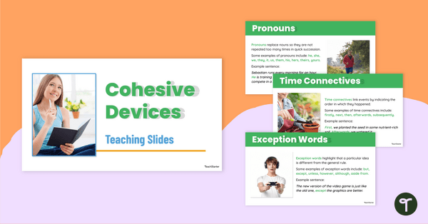 Go to Cohesive Devices Teaching Slides teaching resource