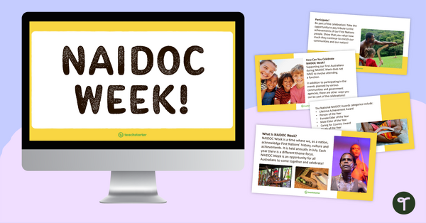 Go to NAIDOC Week Assembly PowerPoint teaching resource