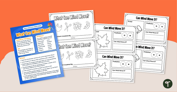 Go to What Can Wind Move? Wind Power Experiment teaching resource