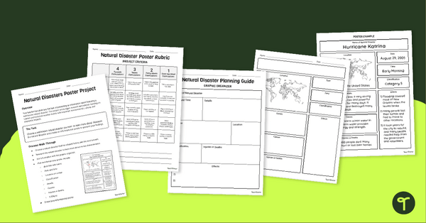 Go to Natural Disasters Project teaching resource