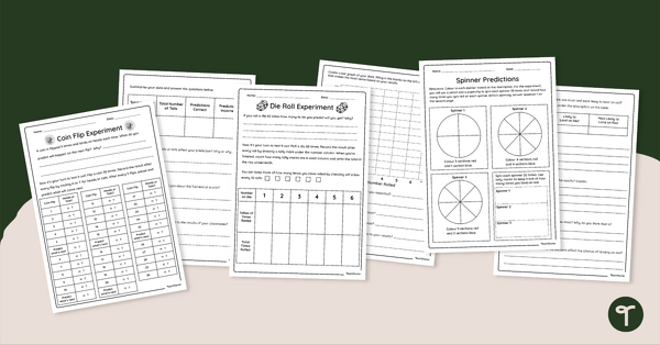 Go to Predicting Probability Activity Set teaching resource