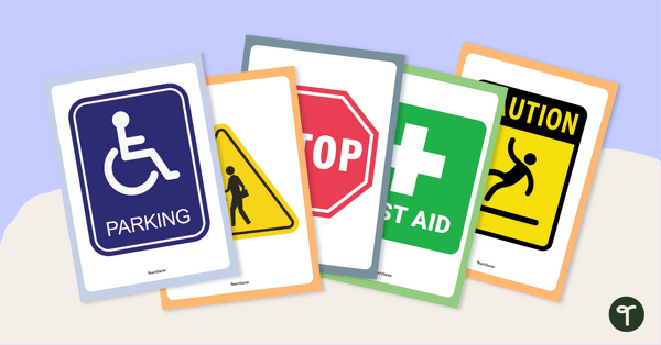 Go to Symbols and Signs Environment Poster Pack teaching resource