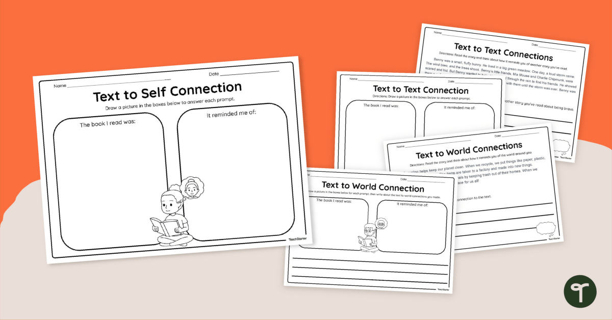 Making Connections Worksheet Set teaching resource