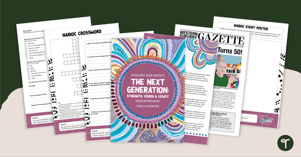 Go to NAIDOC Week Worksheets 2025 – Upper Primary teaching resource