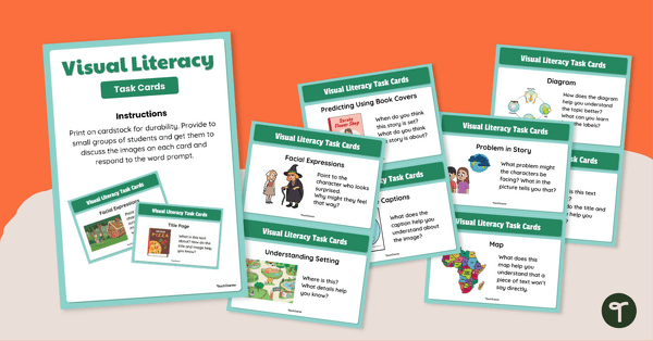 Go to Fiction and Nonfiction Visual Literacy Cards teaching resource
