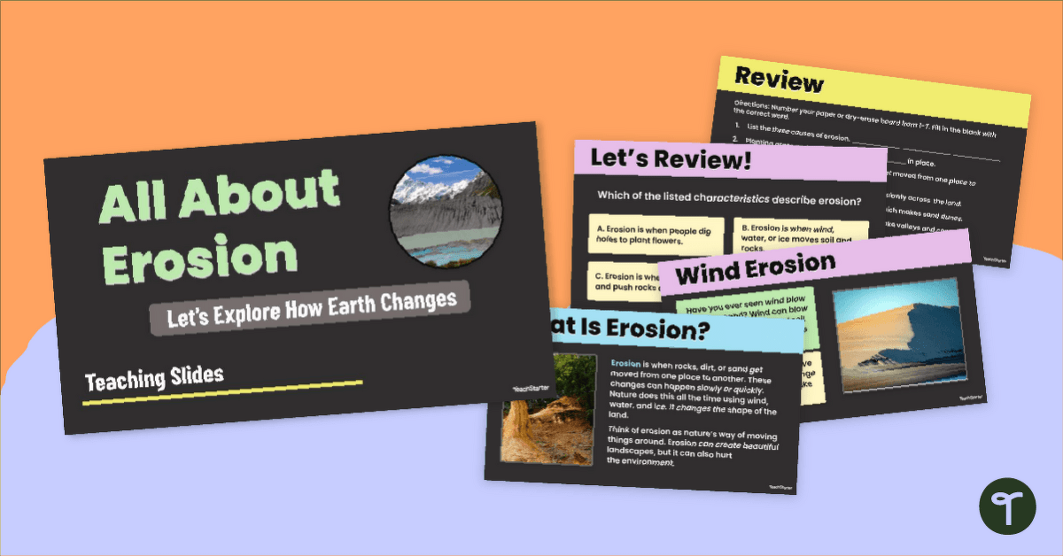 Erosion PowerPoint teaching resource