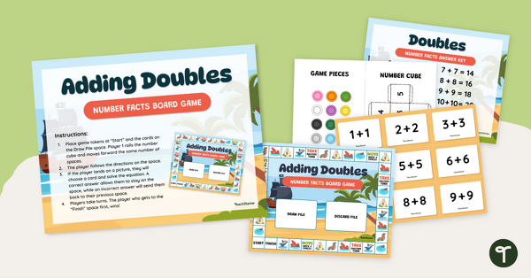 Go to Adding Doubles Board Game teaching resource